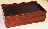 Padauk mans valet box